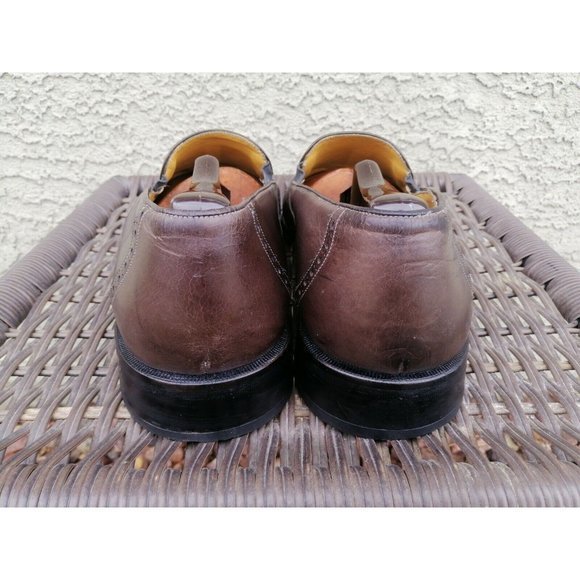 Paolo de Marco Loafers 13 M Brown Leather Slip On‎ Shoes Spain